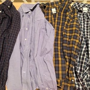 4 button down shirts